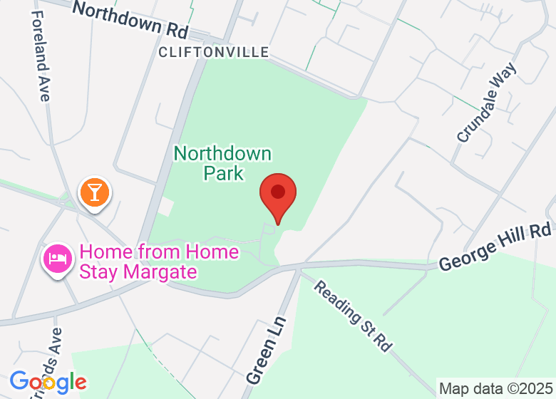 Map showing location of Garden Gate Project