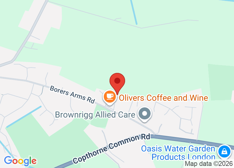 Map showing location of Inspire Academy of Dance