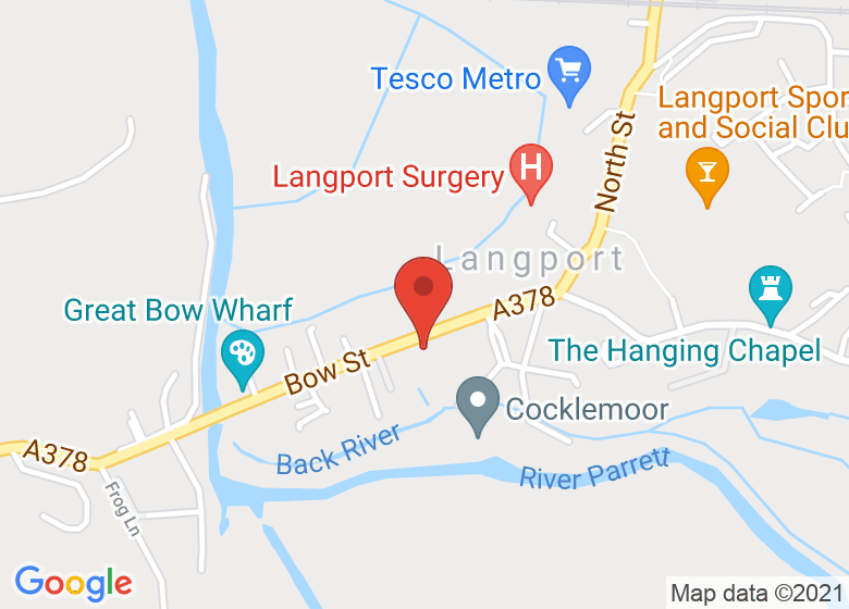 Map showing location of Ridgway Hall