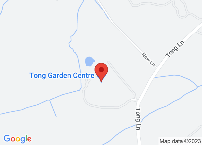 Map showing location of Tong Garden Centre