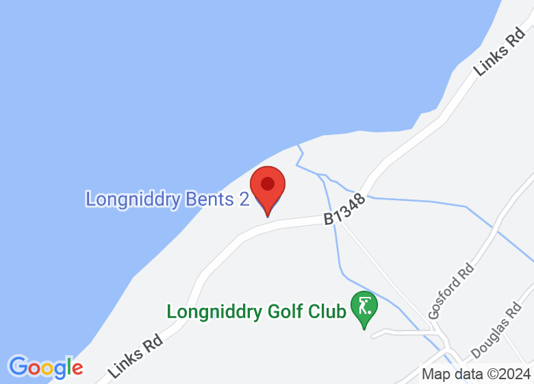 Map showing location of Longniddry Bents 2