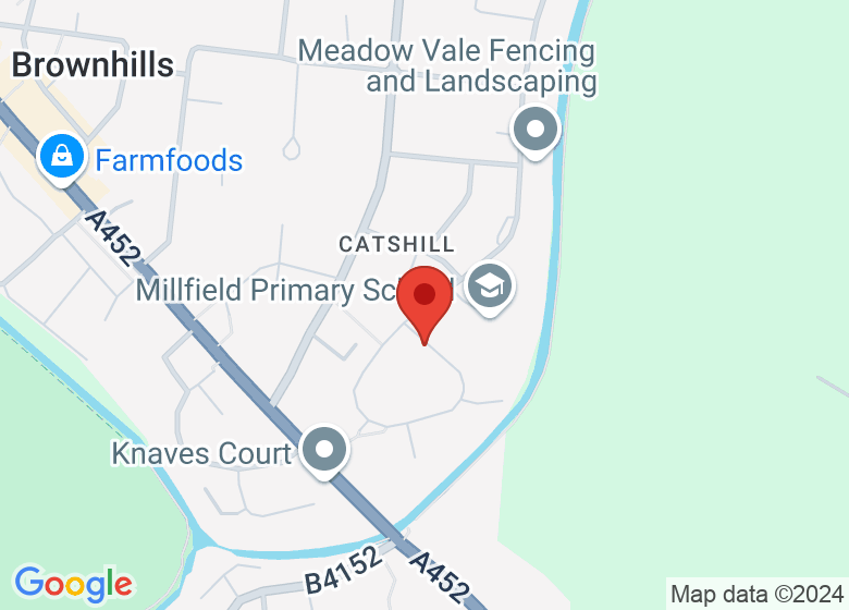 Map showing location of Millfield School