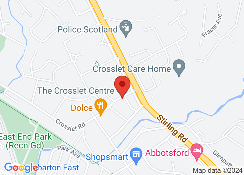 Map showing location of The Crosslet 