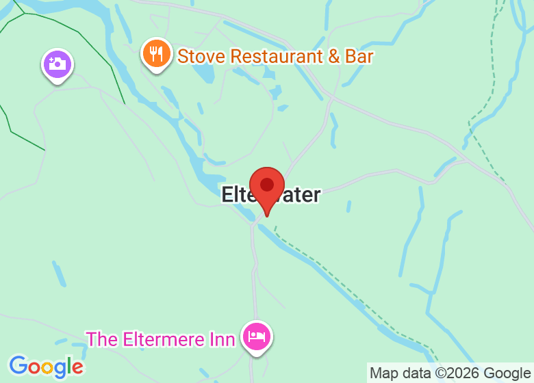 Map showing location of Elterwater National Trust Car Park