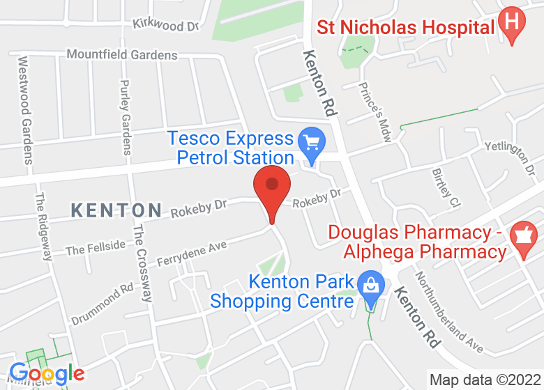 Map showing location of Brookvale Avenue