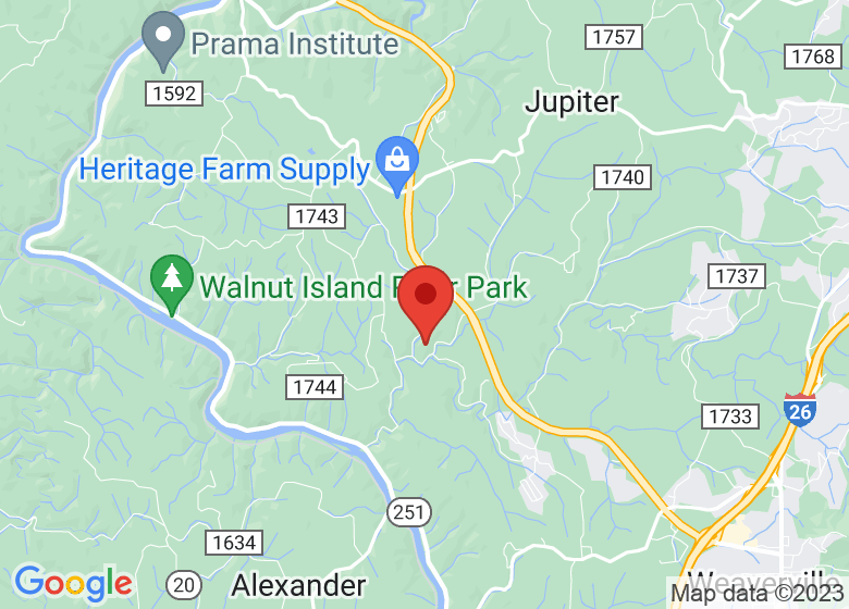 Map showing location of Great Tree Zen Womens Temple