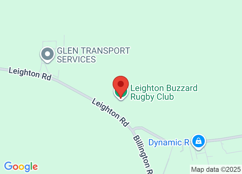 Map showing location of Leighton Buzzard Rugby Club