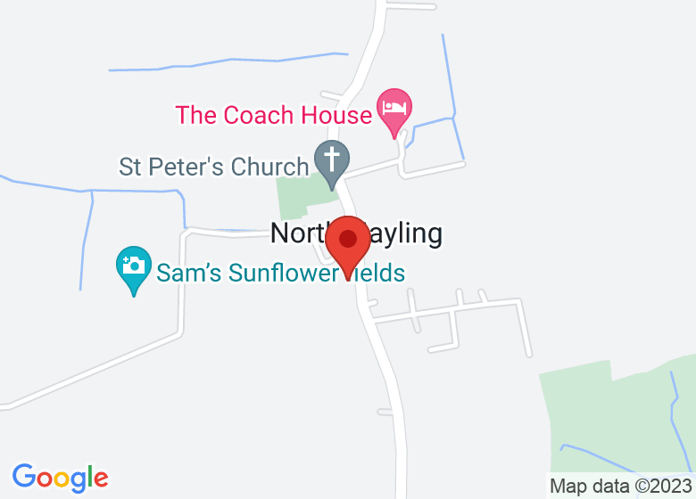 Map showing location of North Hayling Recreation Hall