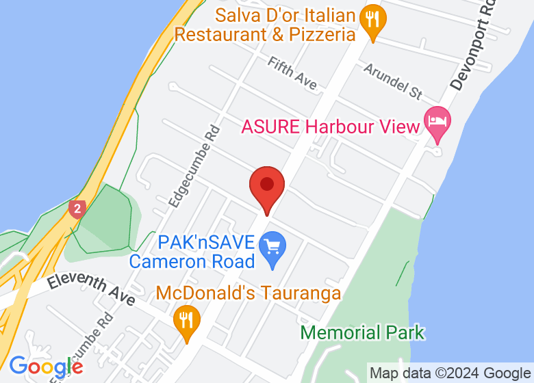 Map showing location of The White Rabbit Gift store
