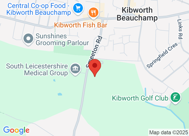 Map showing location of Kibworth Mead Academy