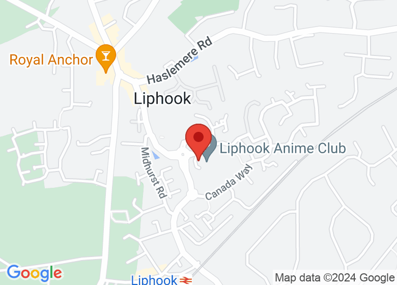 Map showing location of Liphook Millennium Hall