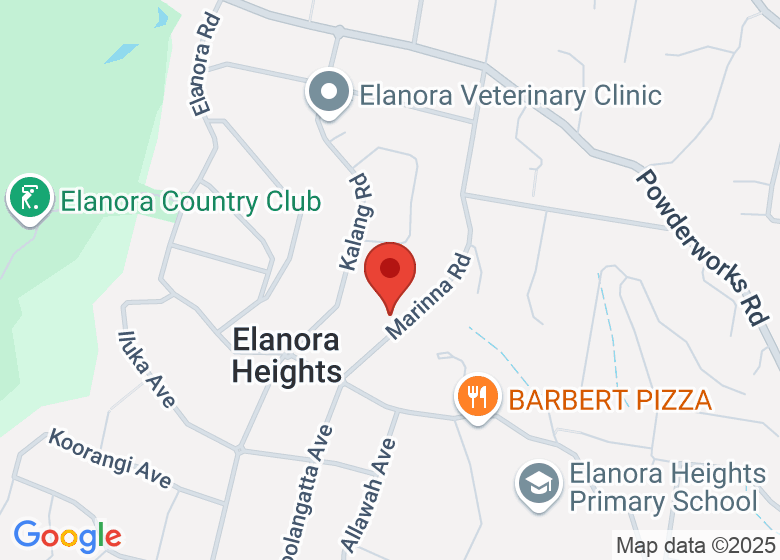 Map showing location of Messy Mindful Moments 