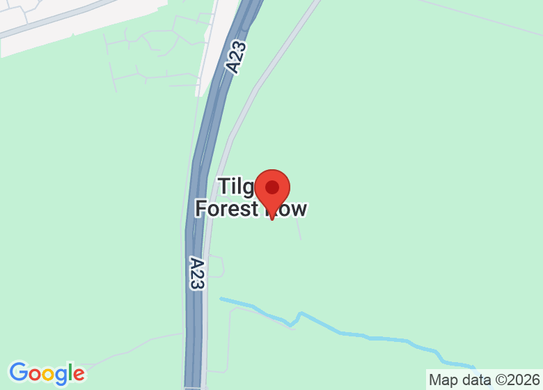 Map showing location of Clip 'n Climb Crawley | Indoor Climbing, Children’s Parties, Soft Play & Laser Tag