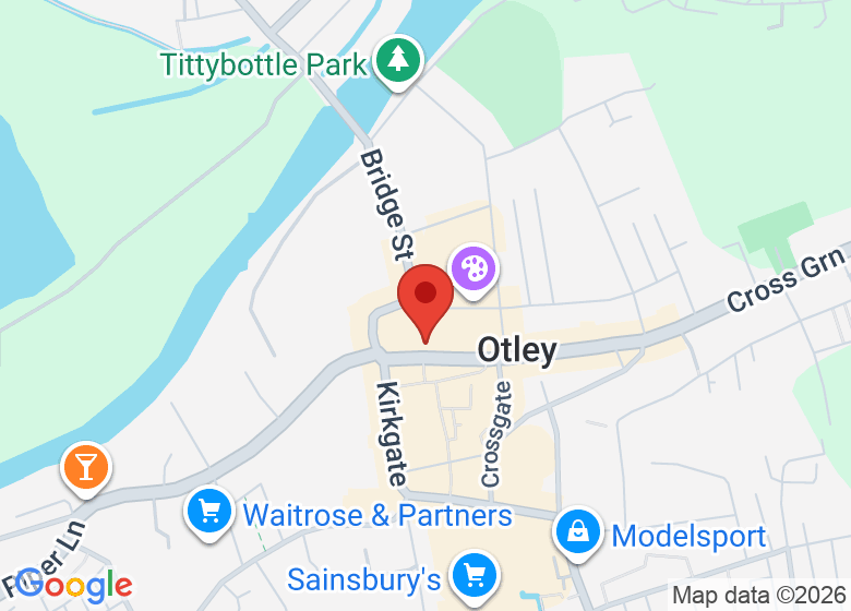 Map showing location of Puffin Pottery