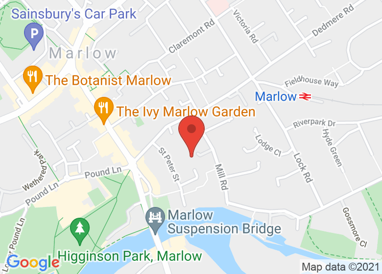 Map showing location of The Pugin Rooms