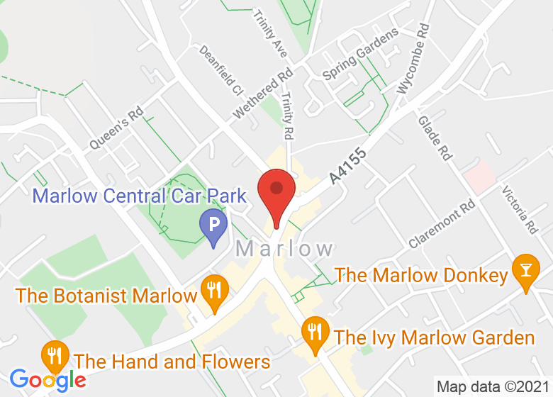 Map showing location of The Ark Cafe