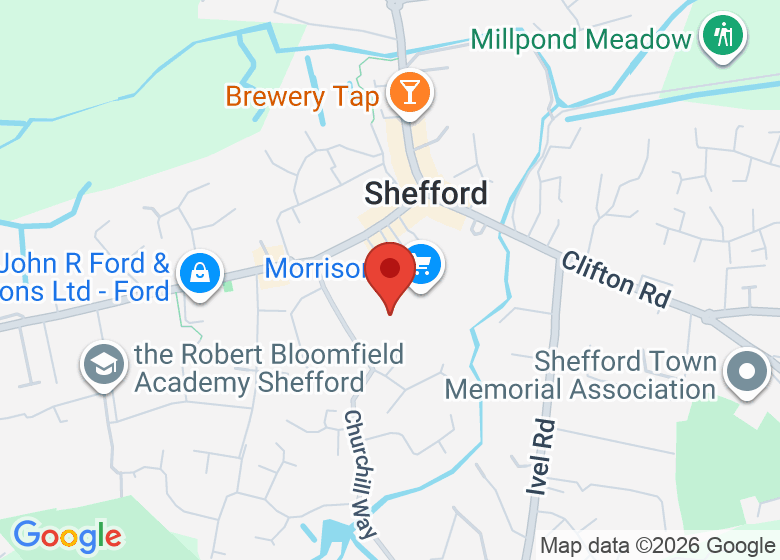 Map showing location of Vibes Studio