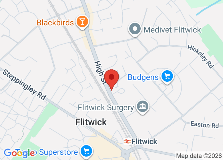 Map showing location of FORM. Wellness Studios