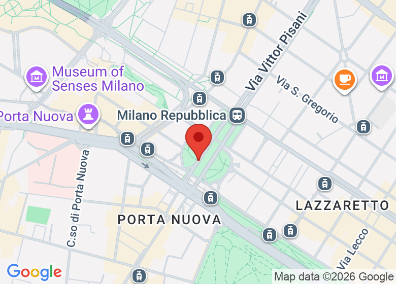 Map showing event location