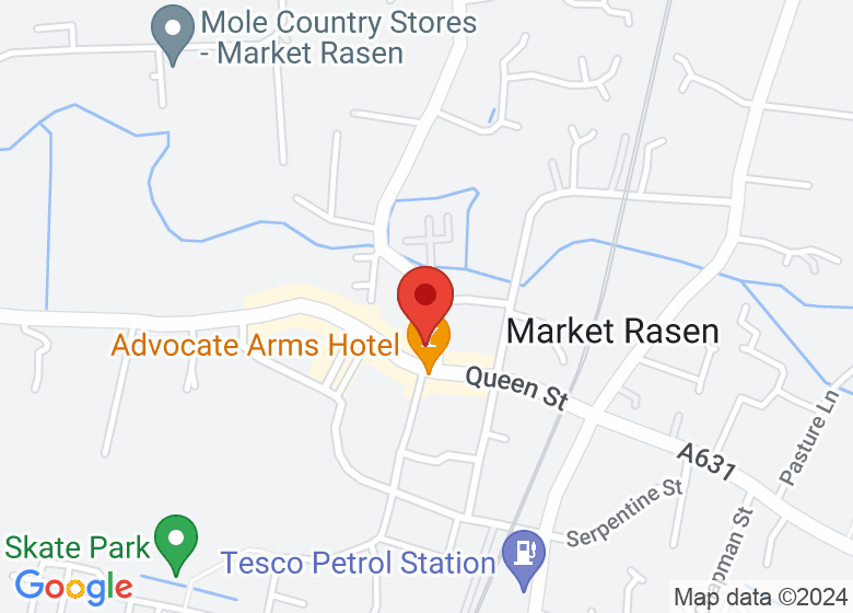 Map showing location of The Holistic Hub