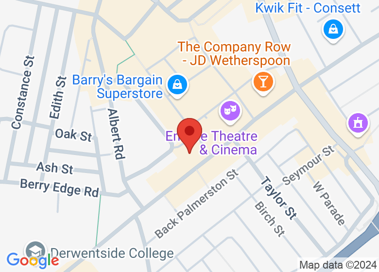Map showing location of Tank Girl Training V2 (Decades)