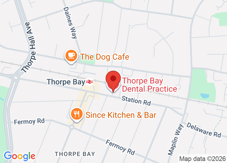 Map showing location of The Bay Wellness Studios