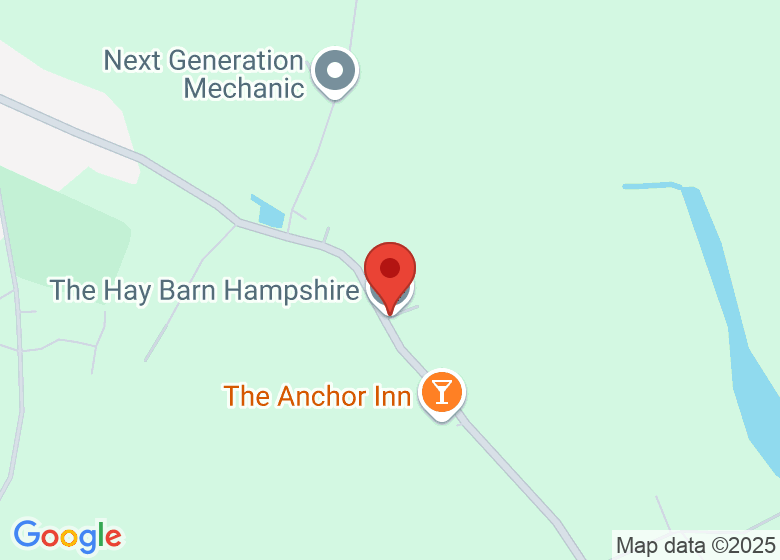 Map showing location of The Hay Barn Hampshire