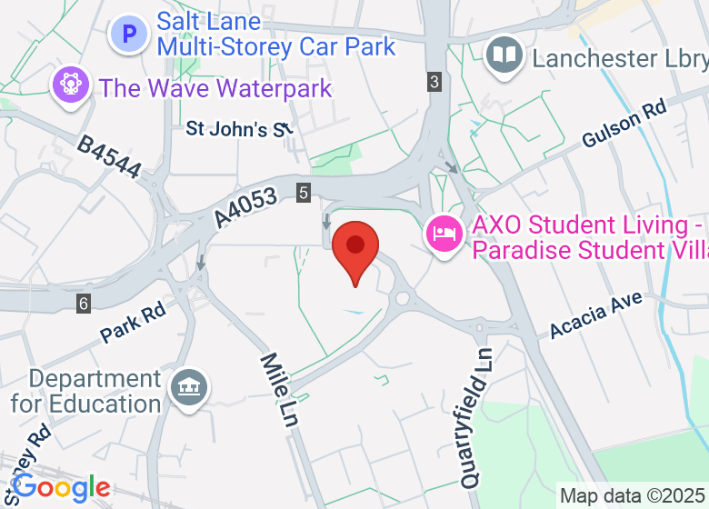 Map showing location of Techno Centre - Coventry University