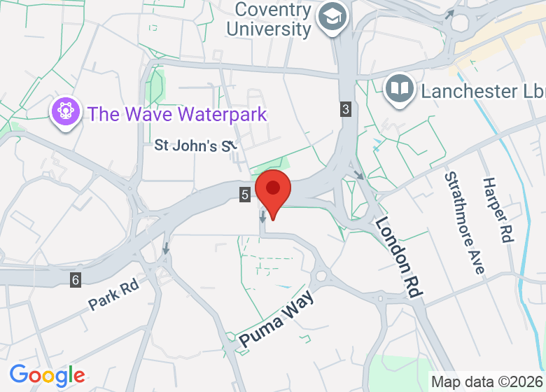 Map showing location of The Welcome Centre