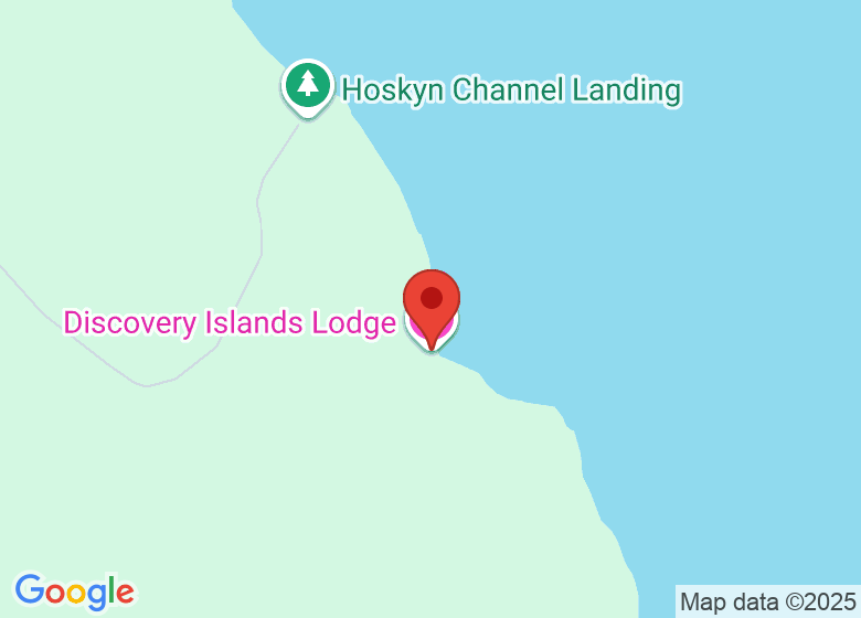 Map showing location of Discovery Island Lodge