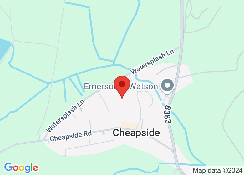 Map showing location of Cheapside Primary School
