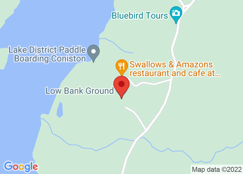 Map showing location of Low Bank Ground