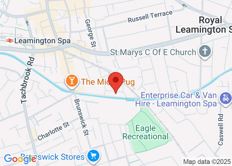 Map showing location of Dawn Studios