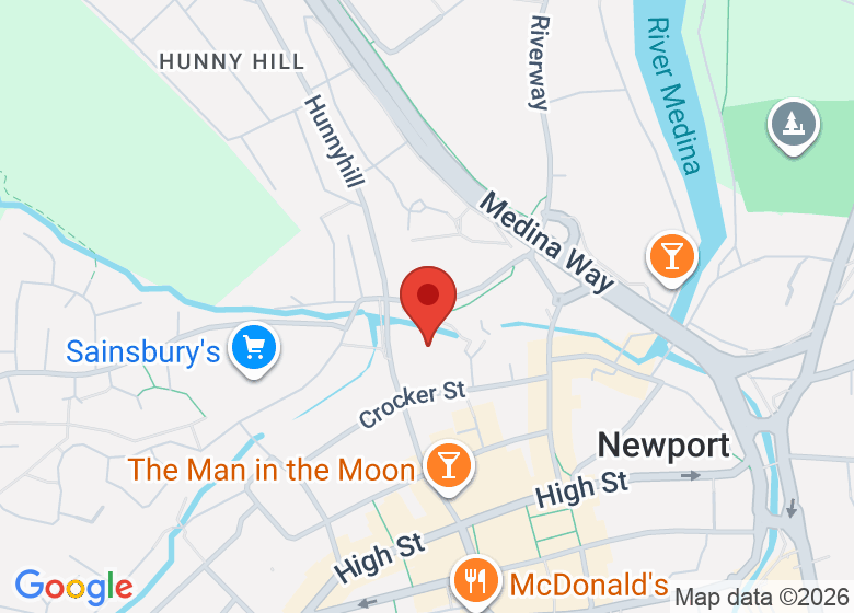 Map showing location of Snap Fitness Isle of Wight