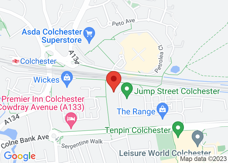 Map showing location of Go Bananas