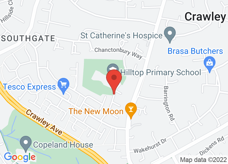 Map showing location of Cheneler Dance Studio