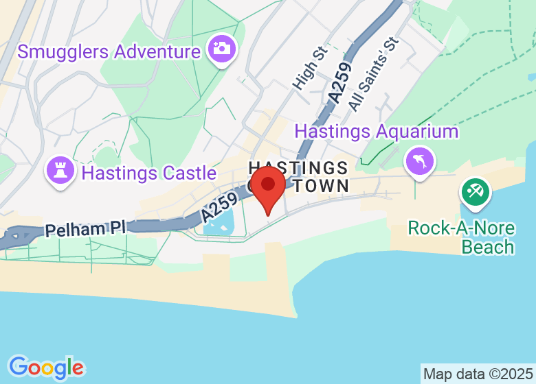 Map showing location of The Stade