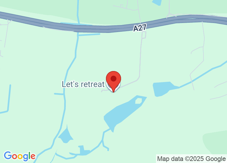Map showing location of Let's retreat
