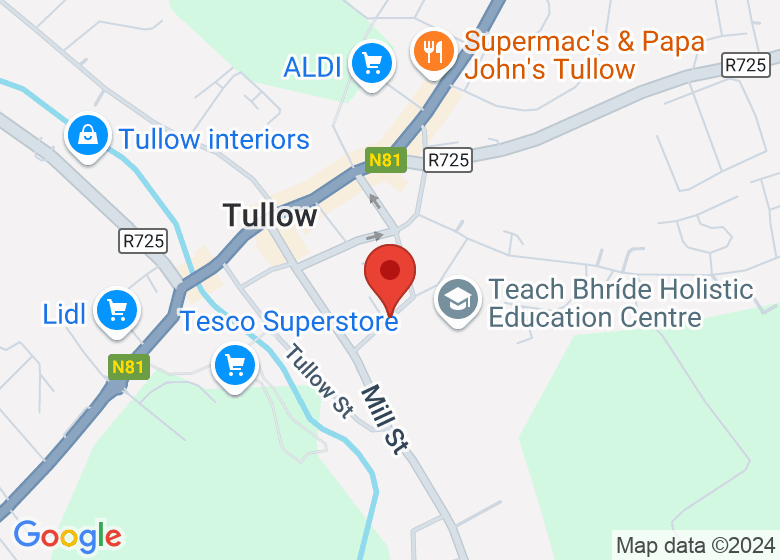 Map showing event location