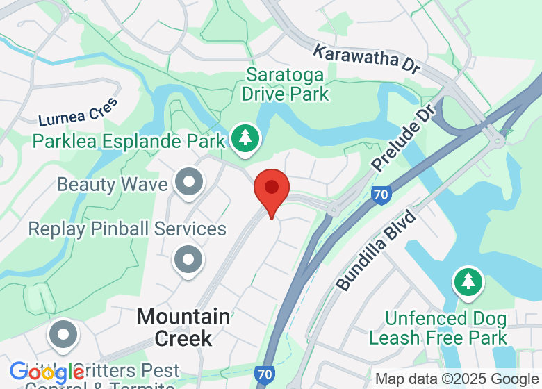 Map showing event location