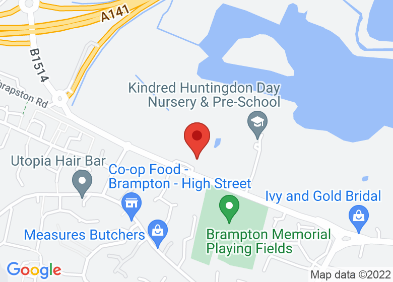 Map showing location of The Family Hub Brampton (Mumahub.com) 