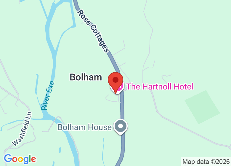 Map showing location of The Hartnoll Hotel