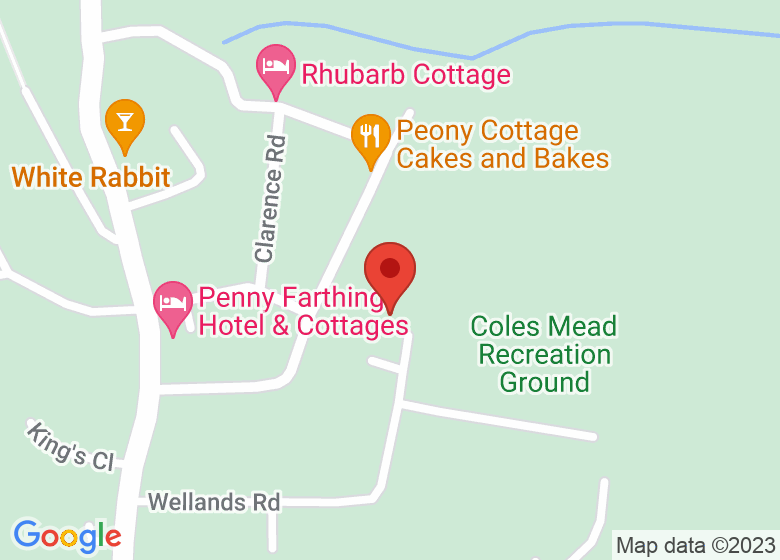 Map showing location of Deorfrith Lodge (Lyndhurst Scouts)