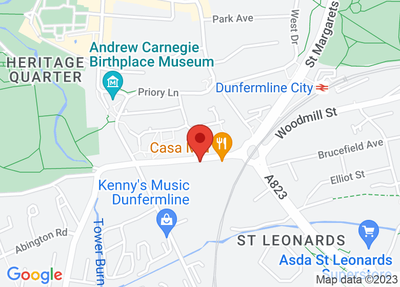 Map showing location of Dell Farquharson Community Leisure Centre