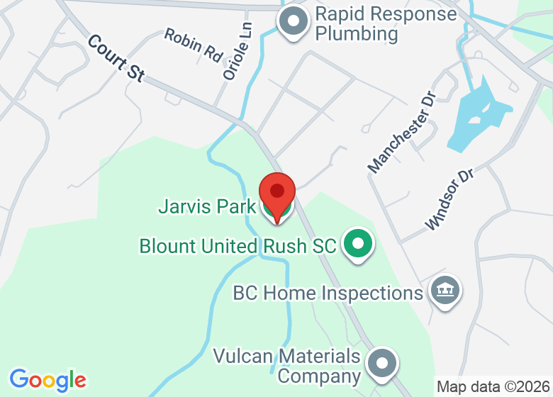 Map showing location of Jarvis Park