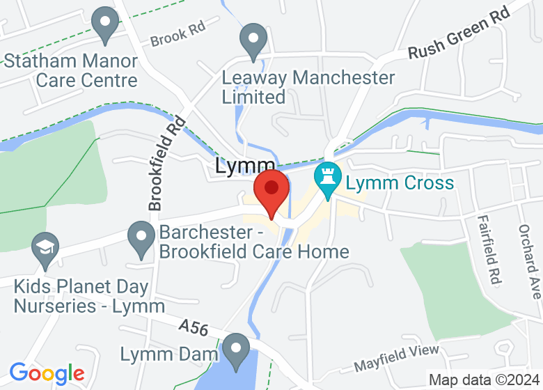 Map showing location of The Spread Eagle