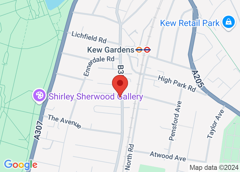 Map showing location of St Lukes House Educational Centre