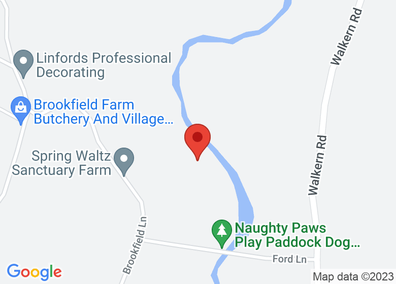 Map showing location of Furever Friends Pet Services