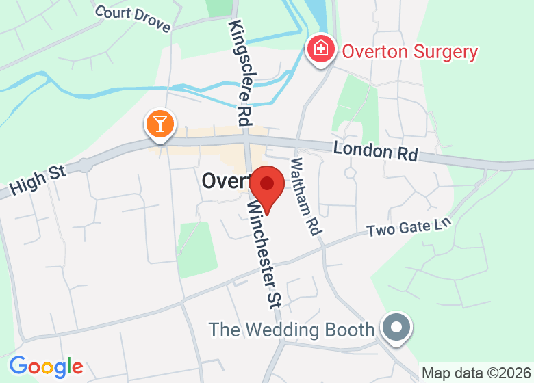 Map showing location of St Lukes Hall