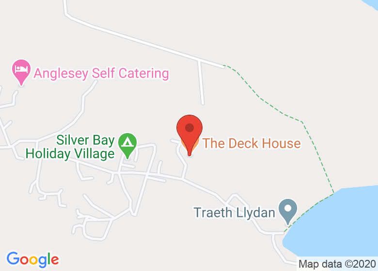 Map showing location of The Deck House